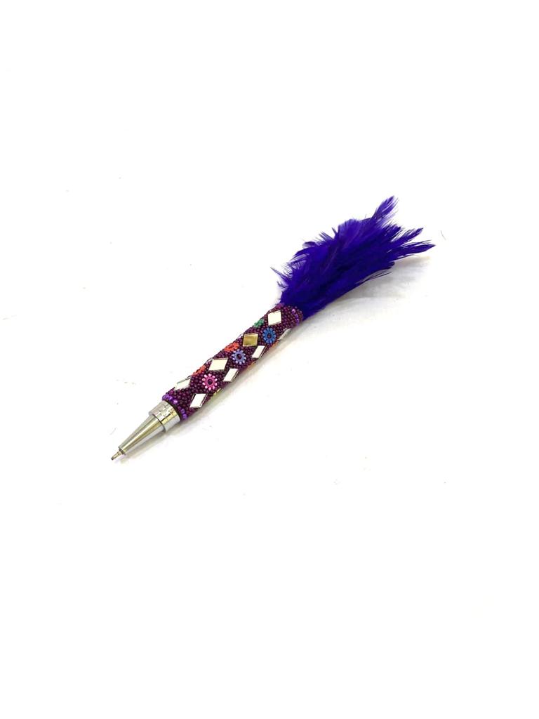 Feather Pens In Various Shades Extraordinary Collection Stationary From Tamrapatra