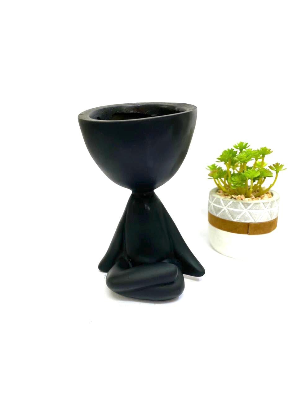 Adorable Planters Human Figures For Home Décor In Various Models Tamrapatra