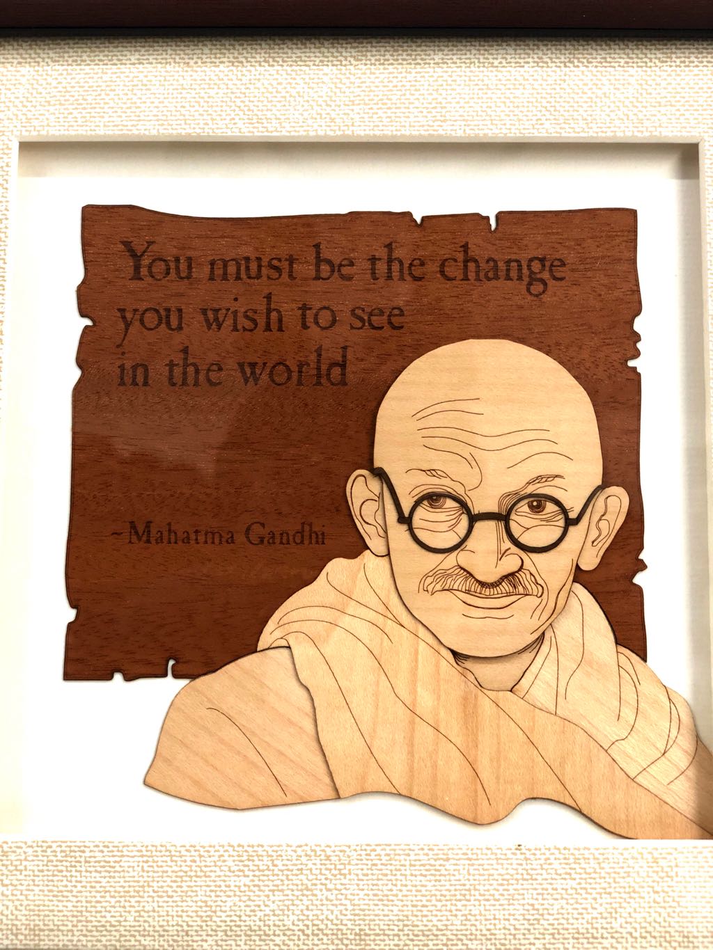 Wise Words By Mahatma Gandhi In Beautiful Wooden Craft Frames At Tamrapatra