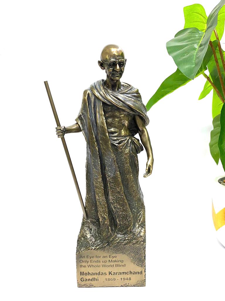 Mahatma Gandhiji Statue In Cold Bronze Idols Perfection Arts FromTamrapatra