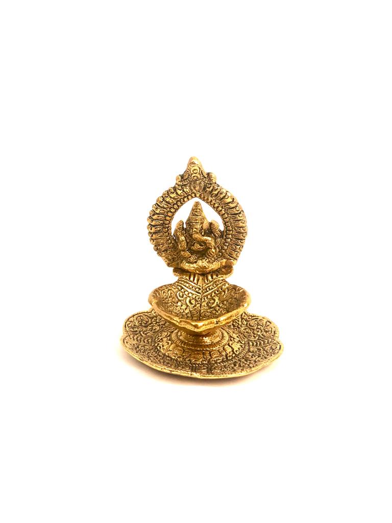 Best Metal Handicrafts God Ganesh Hand Deepak Religious New By Tamrapatra