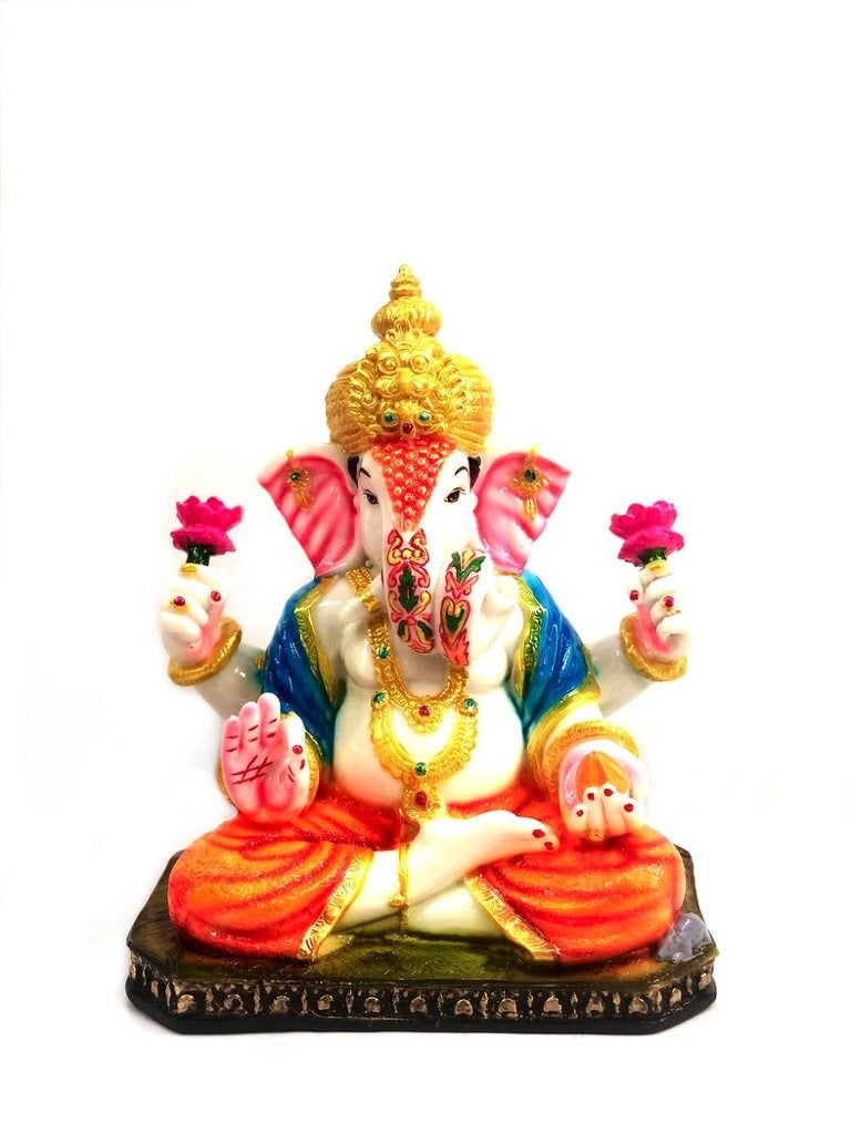 Ganesha Idol Resin Artefact Collection House-Warming Gifts Only At Tamrapatra