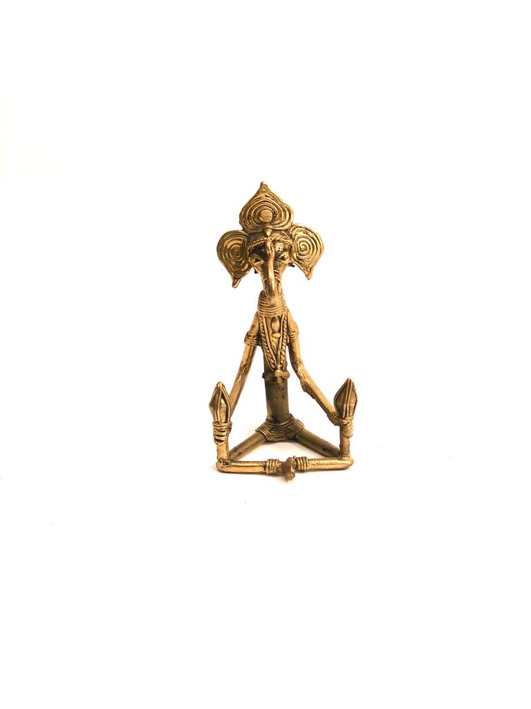 Ganesha Brass Lost Wax Extravagant Art Using Traditional Methods By Tamrapatra