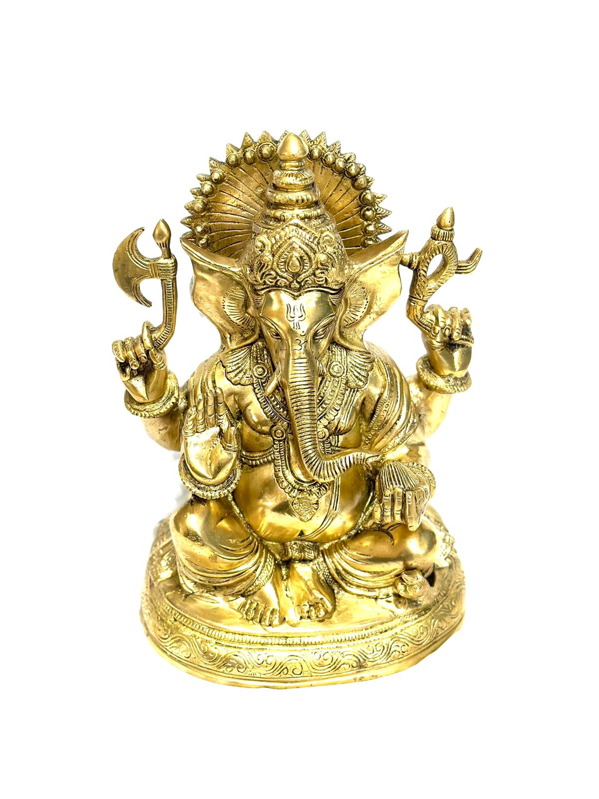 God Ganesha Brass Creations Ganpati Décor For Shop Home Entrance By Tamrapatra