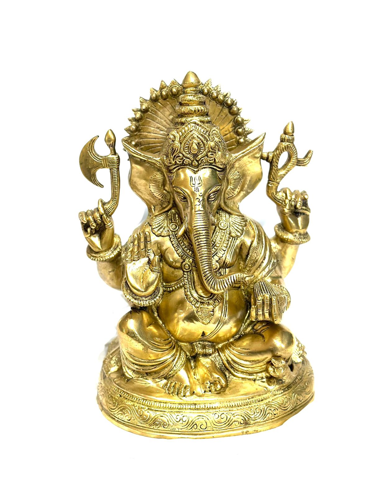 God Ganesha Brass Creations Ganpati Décor For Shop Home Entrance By Tamrapatra