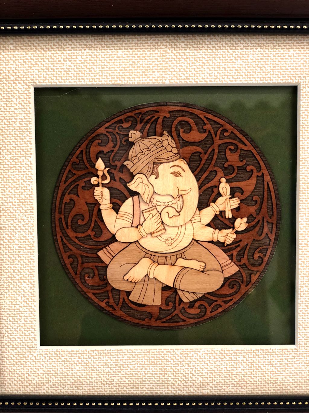 Lord Ganesha 3D Wood Art In Best Quality Wooden Frames Only At Tamrapatra
