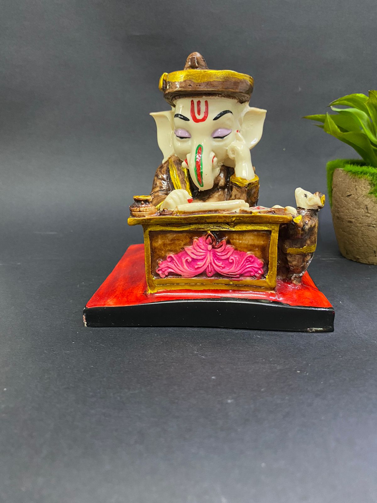 Spiritual Lord Ganesha With Rat Doctor Sweet Combination Artefact From Tamrapatra