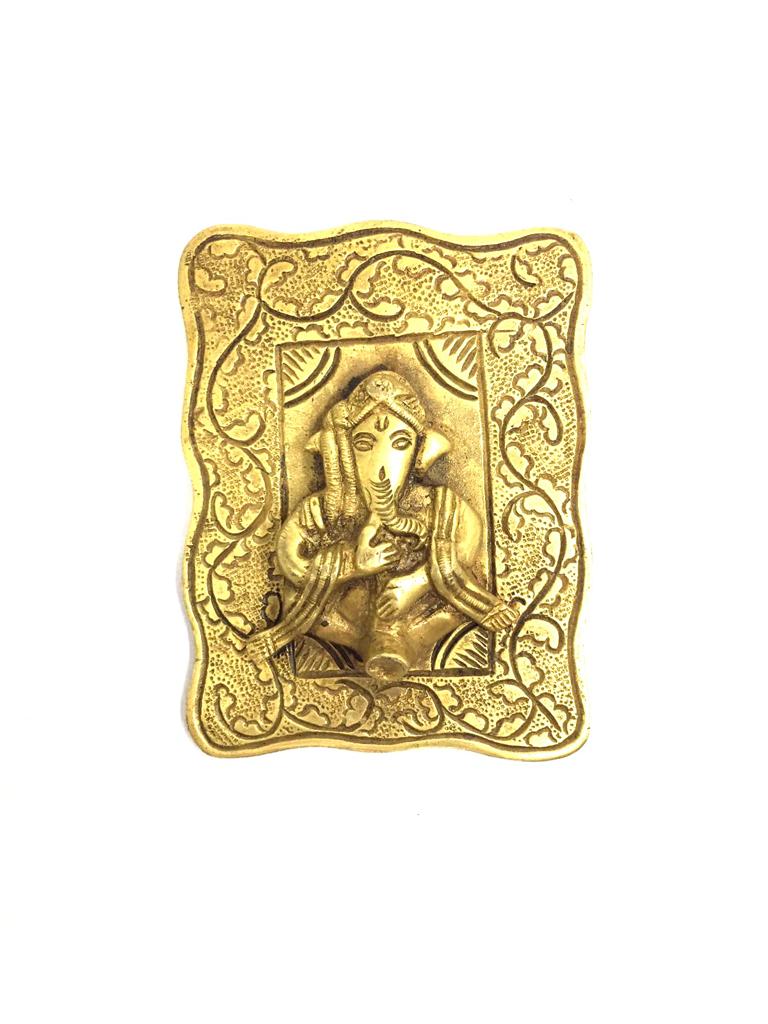 Ganesha Musical Theme Exclusive Brass Hangings For Home Décor Tamrapatra