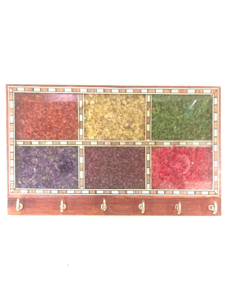 Key Holder Colorful Gemstones Attractive Home Exclusive Utility By Tamrapatra - Tamrapatra