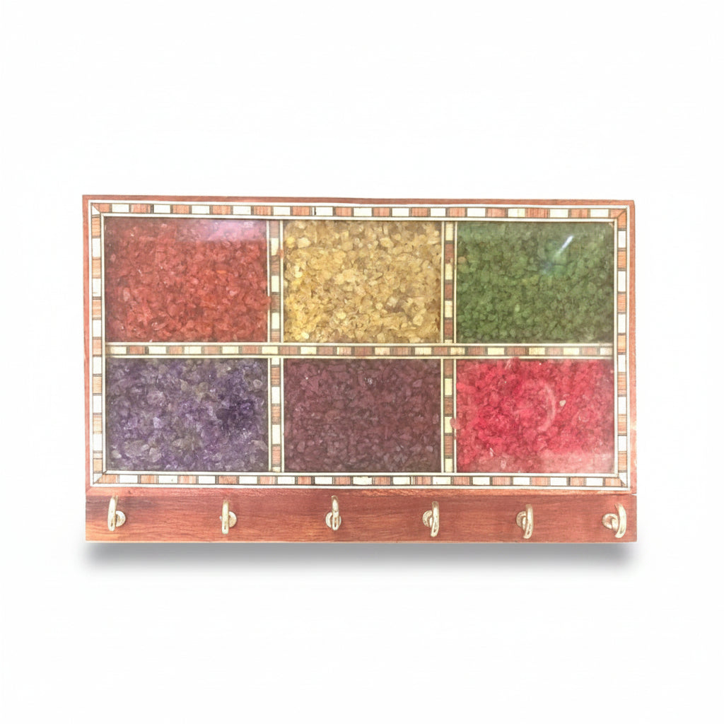 Key Holder Colorful Gemstones Attractive Home Exclusive Utility By Tamrapatra - Tamrapatra