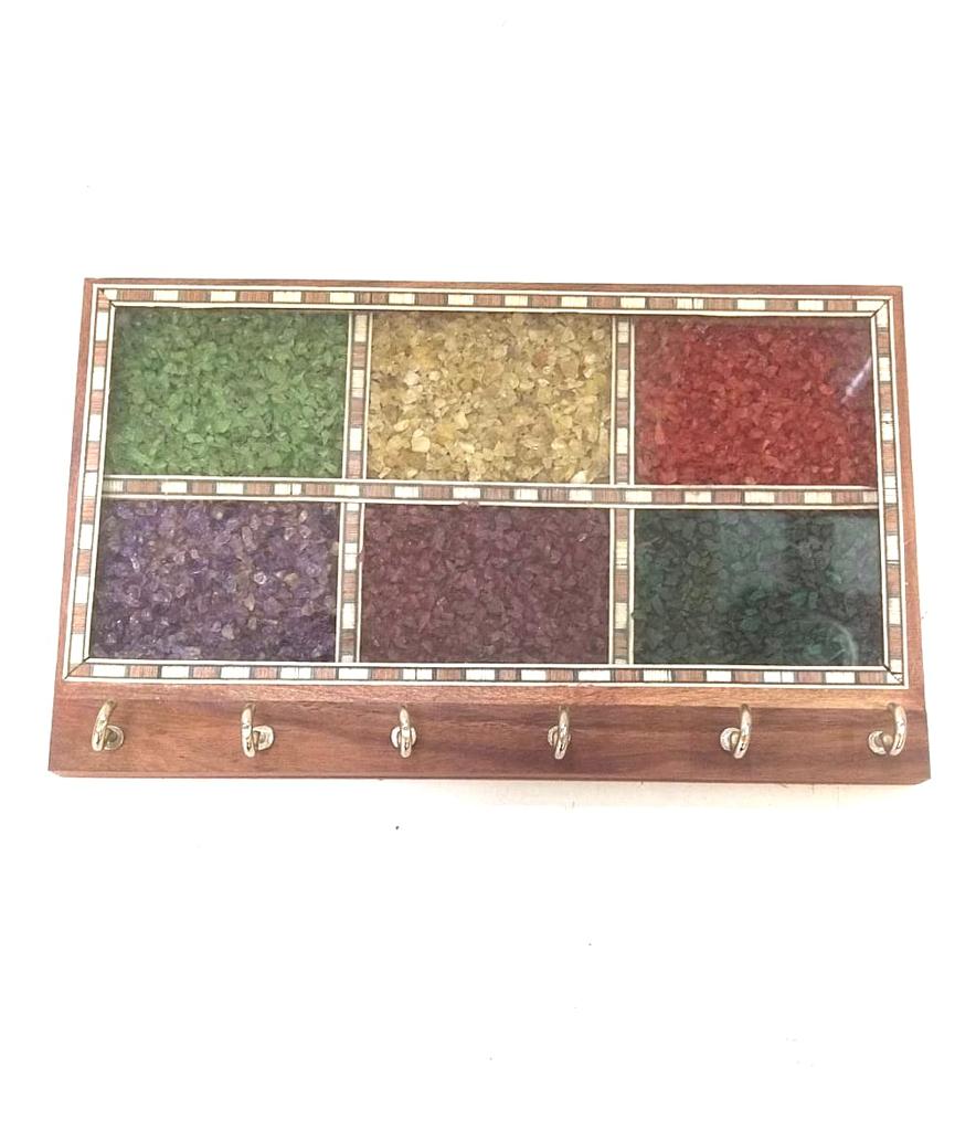 Key Holder Colorful Gemstones Attractive Home Exclusive Utility By Tamrapatra - Tamrapatra