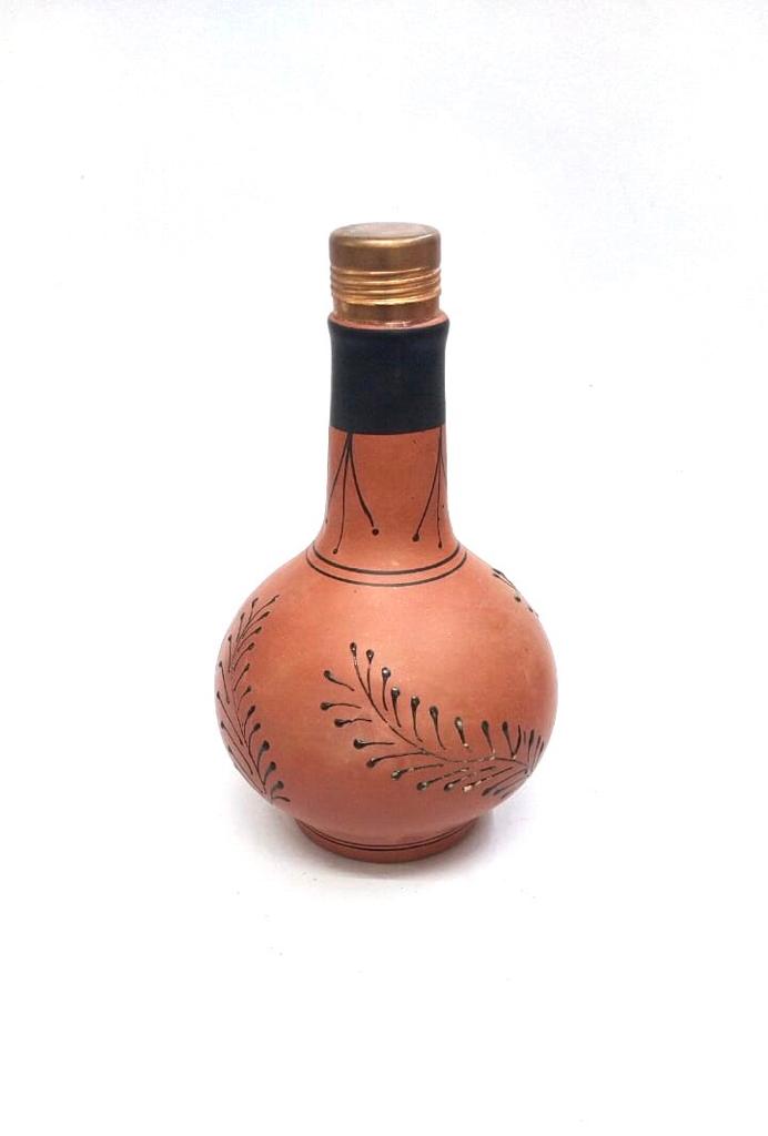 Terracotta Surahi Style Bottle Unglazed For Healthy Lifestyle Vintage Design Tamrapatra - Tamrapatra