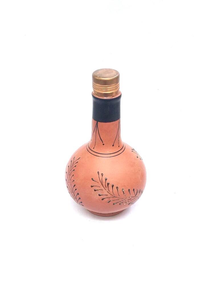 Terracotta Surahi Style Bottle Unglazed For Healthy Lifestyle Vintage Design Tamrapatra - Tamrapatra
