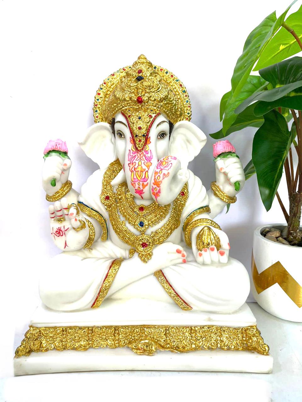 Fine Crafted Resin Ganesha Exclusive Spiritual Display Home Décor By Tamrapatra