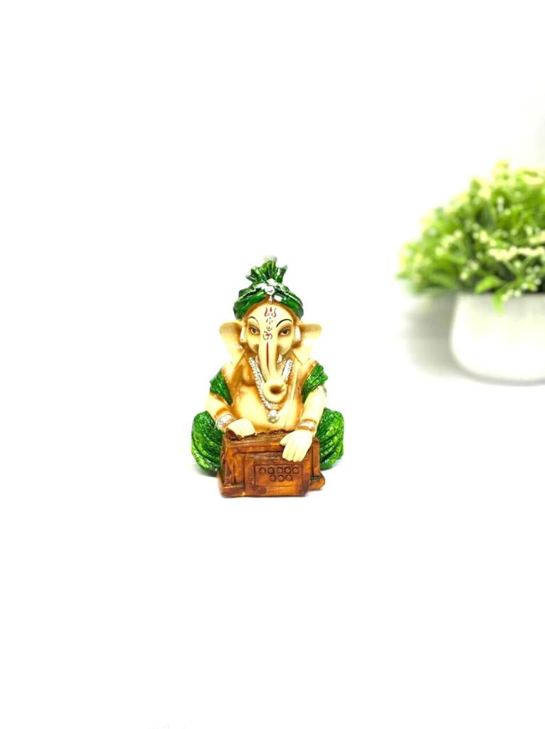 Ganesha Musicians Spiritual Artefacts Showpiece Classic Gifts By Tamrapatra