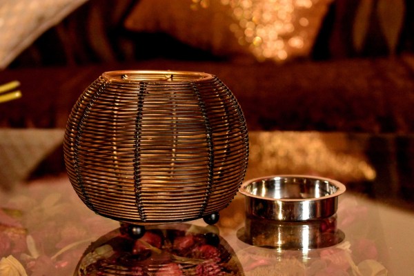 Oil Burner Metal Wire Candle Holders Décor Diffusor Home Office By Tamrapatra