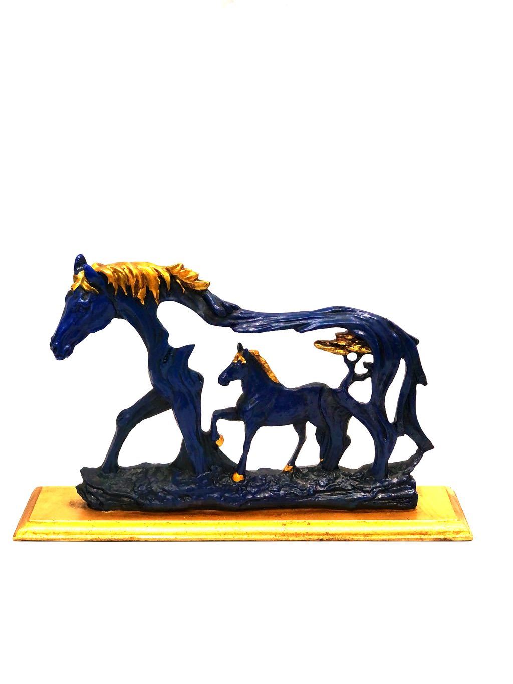 Unique Creation Of Baby Horse Inside Mother Horse Resin Artefacts By Tamrapatra