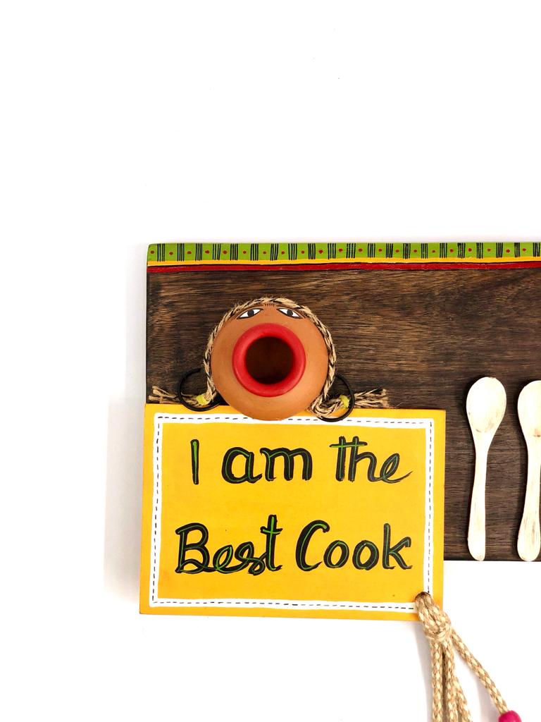 I Am The Best Cook Wooden Panel For Food Lovers Kitchen Décor By Tamrapatra