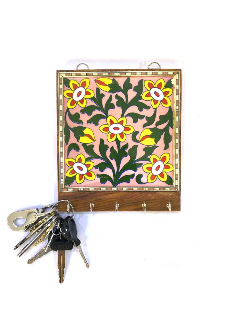 Key Holders In Various Blue Pottery Designs Utility Gifting's Décor By Tamrapatra