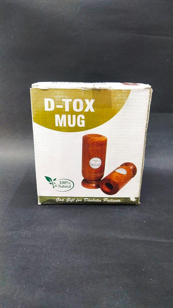 De-Tox Herbal Wooden Glasses Controls Diabetes Long Cups By Tamrapatra