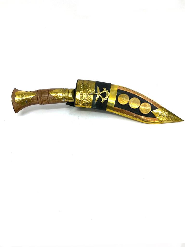 Traditional Nepal Kukri Famous Machete Knives Collectible Souvenir Tamrapatra