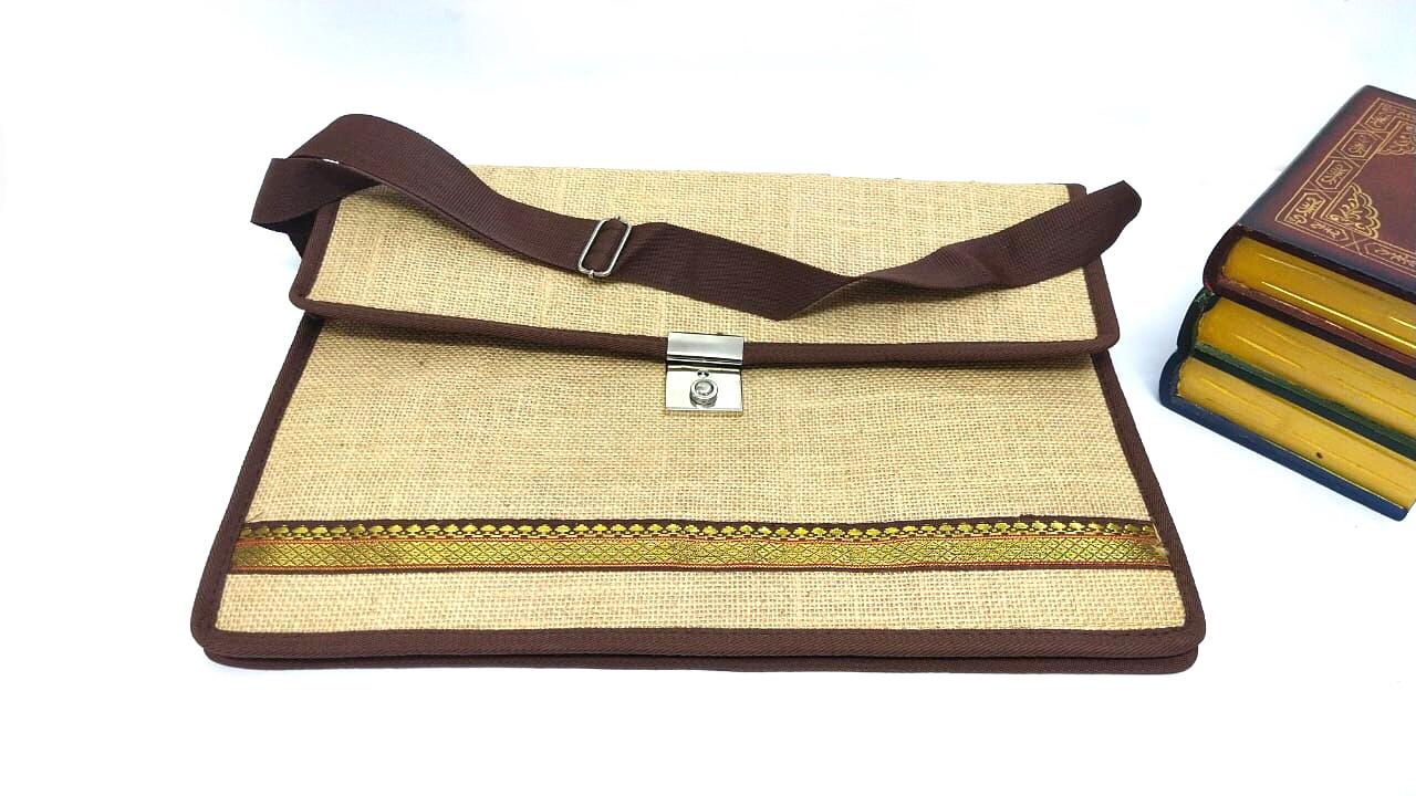 Laptop Bag Jute Exclusive Collection Carry Bags Office Corporate Gifts Tamrapatra