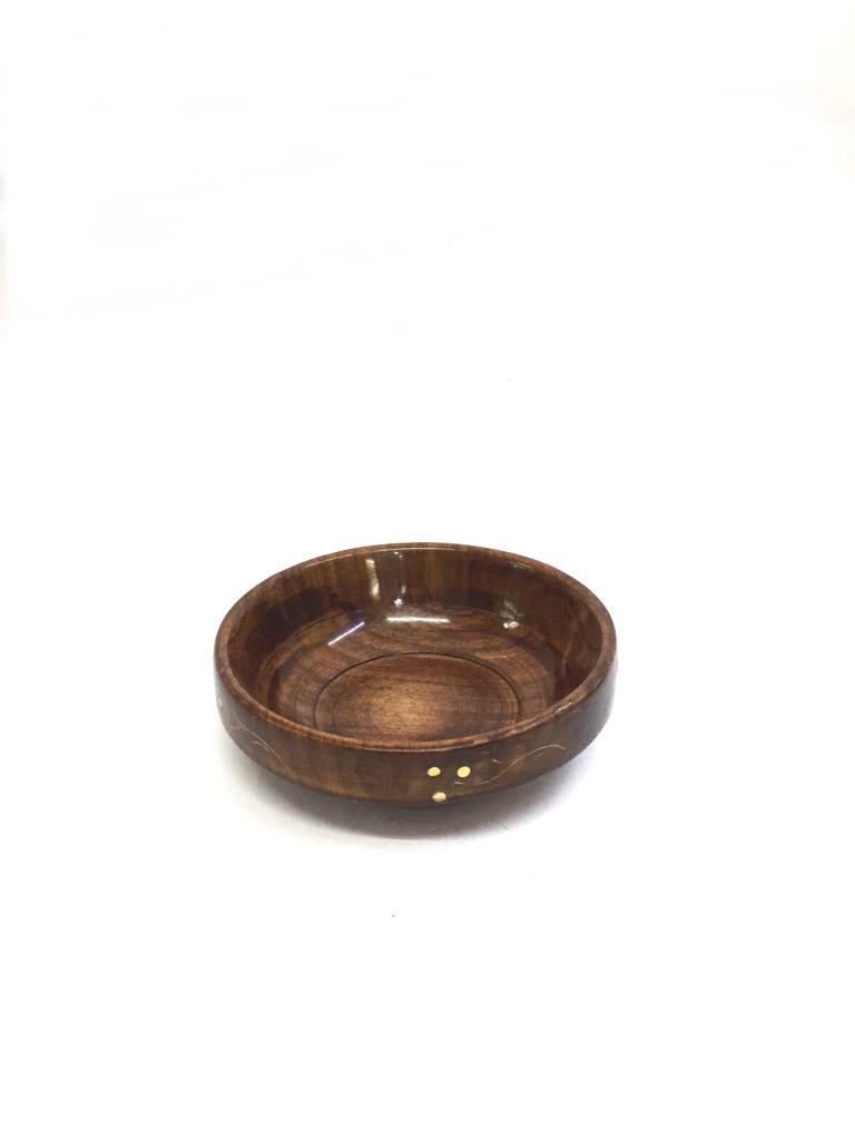 Wooden Bowl For Serving Dry Fruits Chocolates & Dry Snacks From Tamrapatra