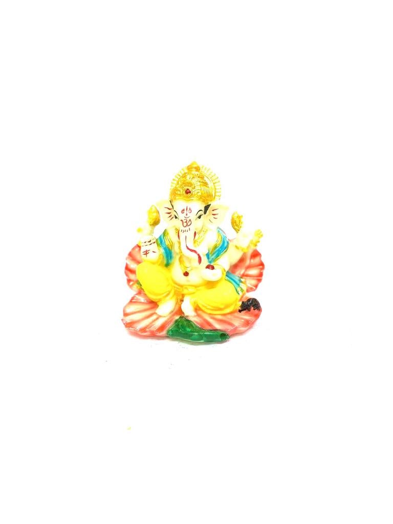 Lord Ganesha Sitting Magnificent Auspicious Figure Exclusive Arts By Tamrapatra