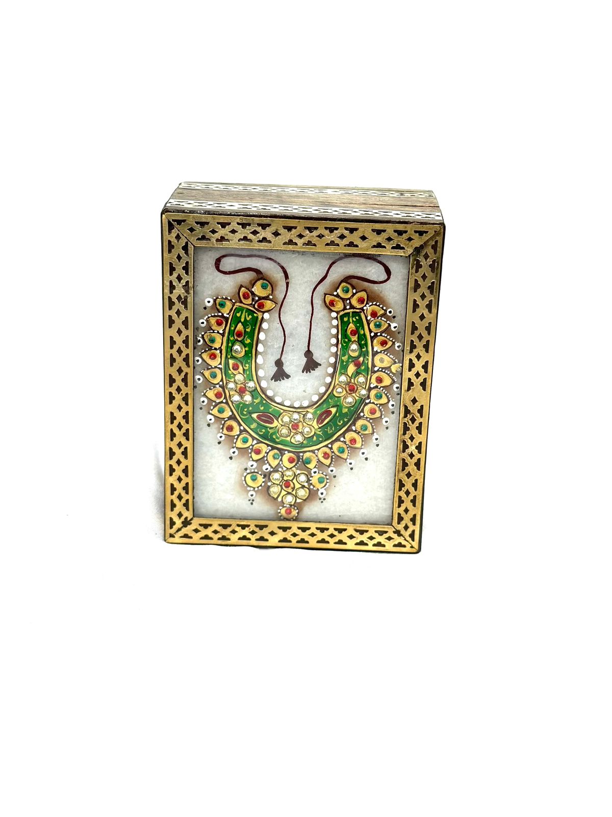 Marble Designer Royal Jewelry Wooden Box Storage Gifting's By Tamrapatra