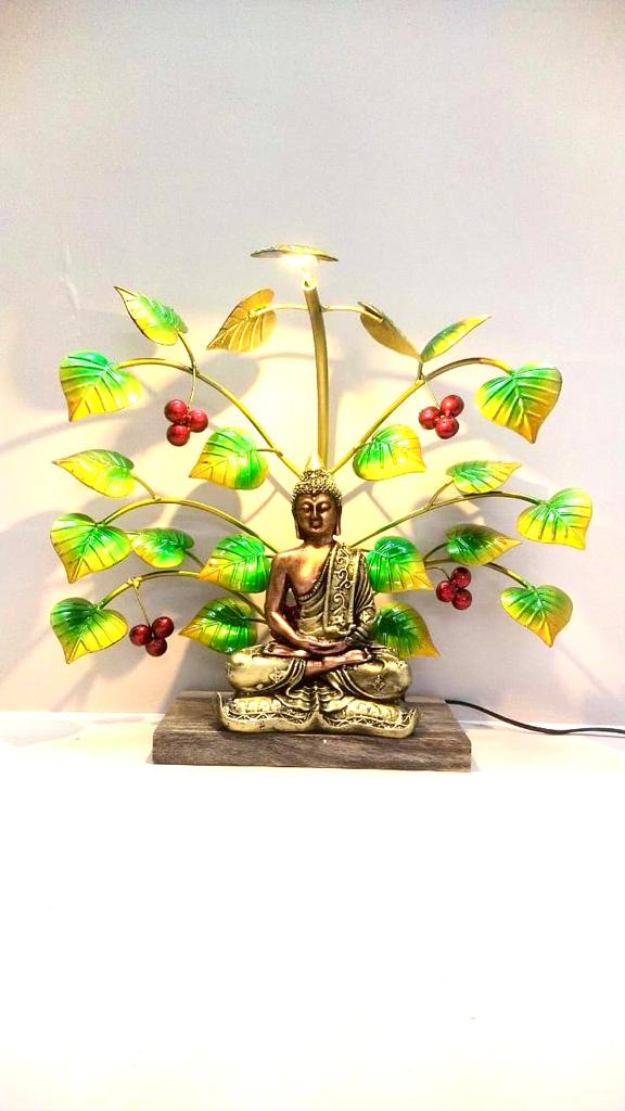Resin Buddha Sitting Under Tree Scenic Metal Creations Available At Tamrapatra