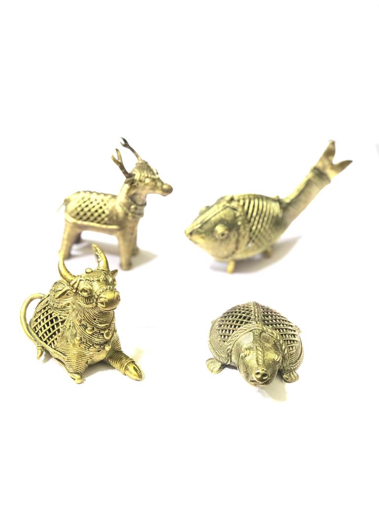 Beautiful Handcrafted Brass Collectibles Various Animals Presented By Tamrapatra