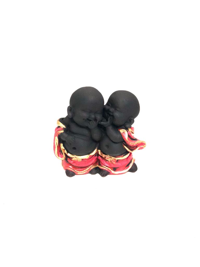 Sweet Décor Adorable Monks Having Fun Times Gift For Friends Now At Tamrapatra