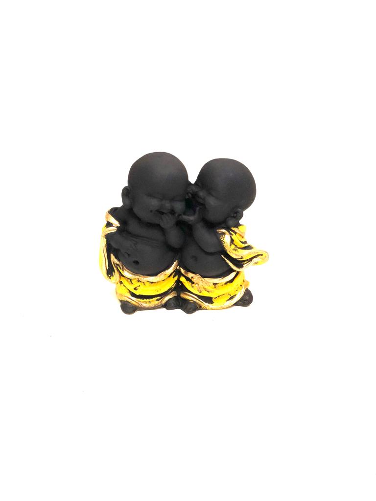 Sweet Décor Adorable Monks Having Fun Times Gift For Friends Now At Tamrapatra