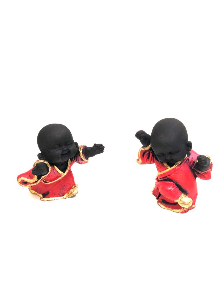 Baby Cute Monks Bring Them Home To Spread Happiness Set Of 2 By Tamrapatra