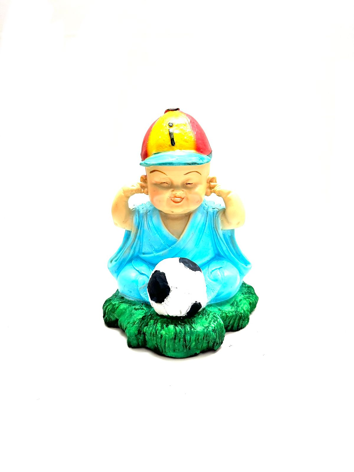 Sports Theme Cute Monks Kids Room Decoration For Study Table From Tamrapatra