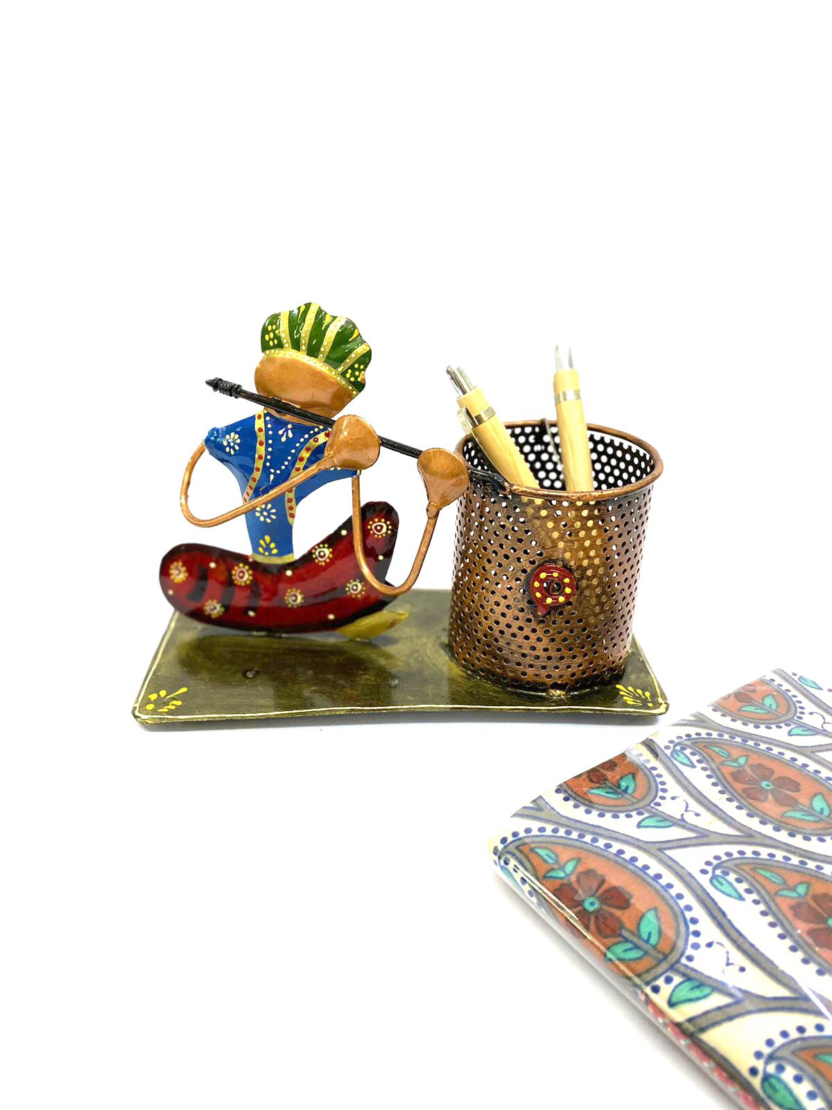 Musical Theme Based Metal Pen Utility Holder Corporate Products Tamrapatra