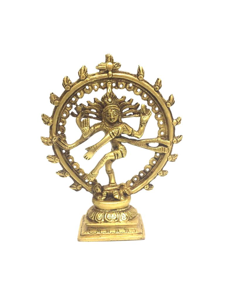 Nataraja Brass Idol 'Depiction of Shiva as Divine Dancer' Collection At Tamrapatra - Tamrapatra