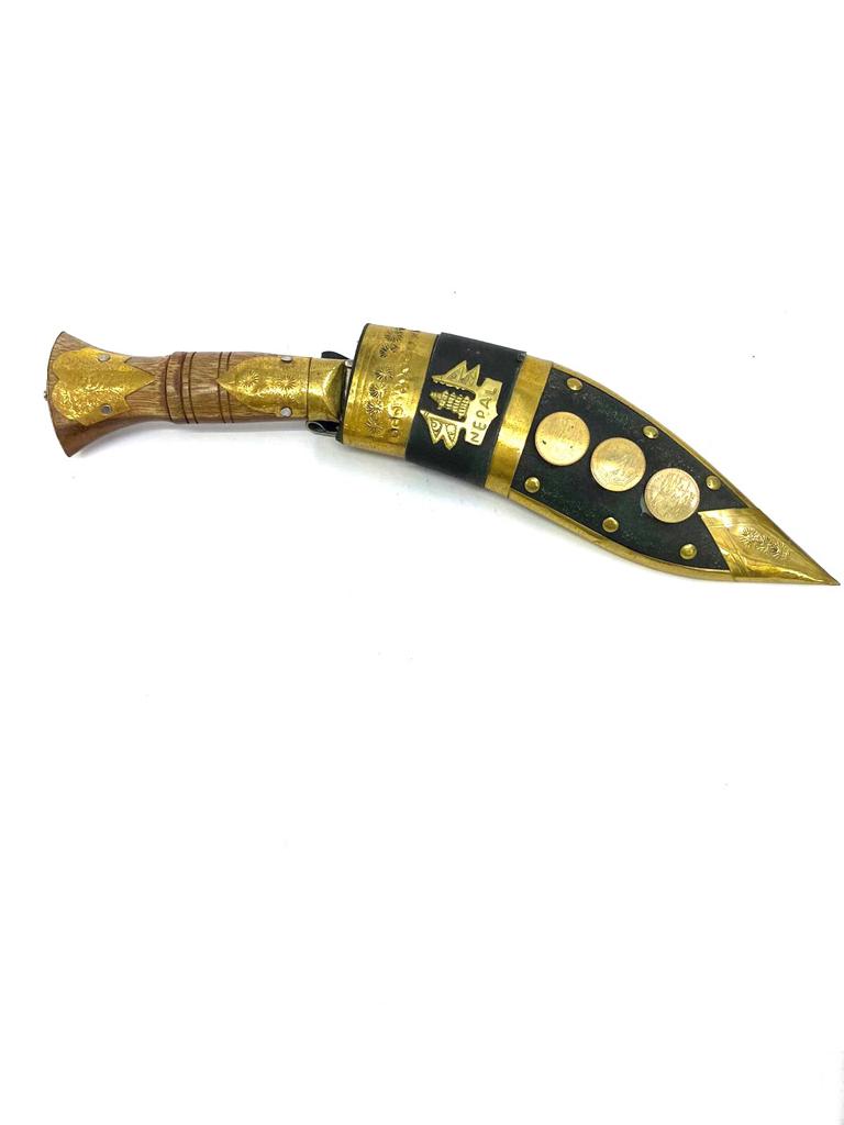 Traditional Nepal Kukri Famous Machete Knives Collectible Souvenir Tamrapatra