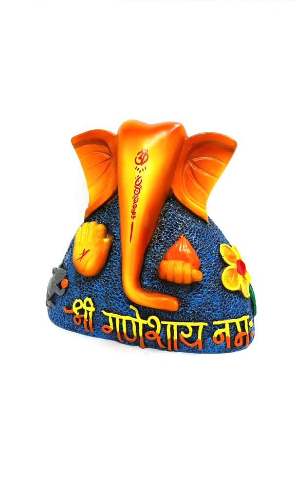 Shri Ganeshay Namah Resin Spiritual Artefacts Vastu Giftings From Tamrapatra