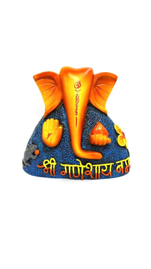 Shri Ganeshay Namah Resin Spiritual Artefacts Vastu Giftings From Tamrapatra