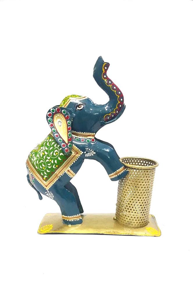 Animal Pen Stand Sweet Metal Things Handcrafted Stationary Utility By Tamrapatra