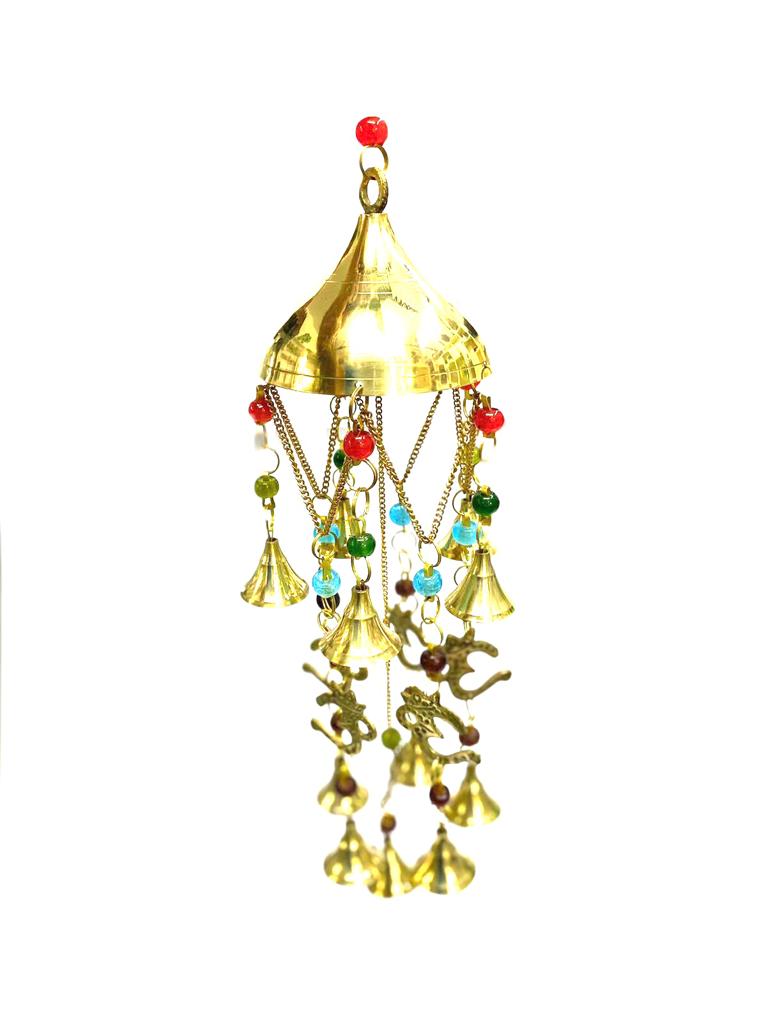 Om Hangings Bells Jhoomar Style Metal Craftsmanship Home Décor By Tamrapatra