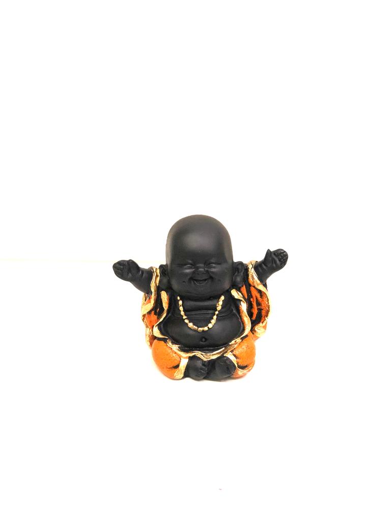 Sweet Baby Monks Orange Styles Spiritual Figures For Home Office Tamrapatra