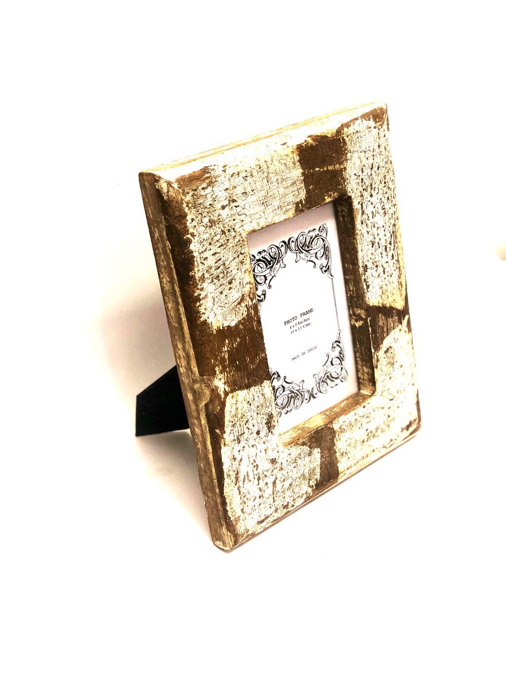 Wooden Photo Frame With European Rustic Style Gifts Range Tamrapatra