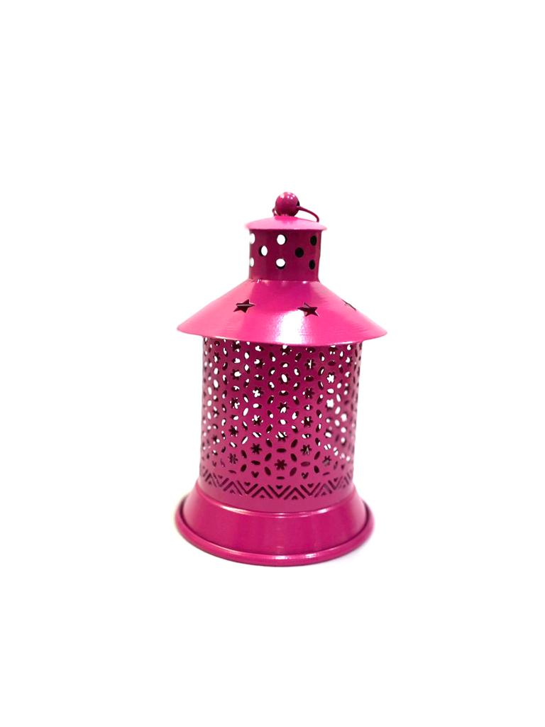 Metal Colorful Lanterns Hanging Home Décor & Handcrafted From Tamrapatra