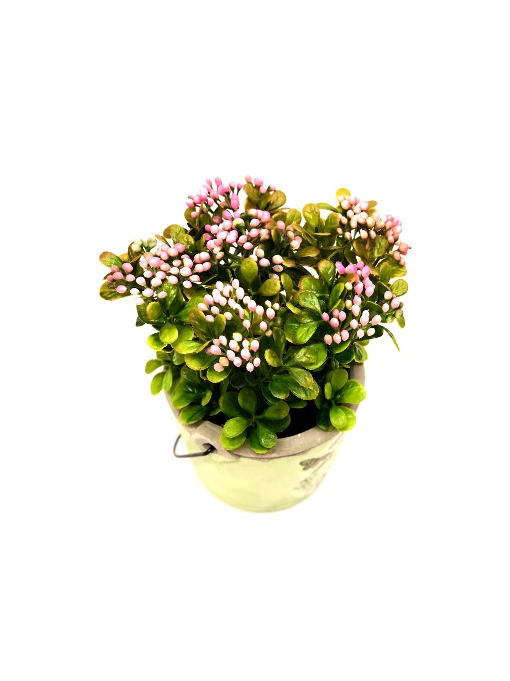 Bucket Style Artificial Tropical Plant Style In Various Shades Tamrapatra