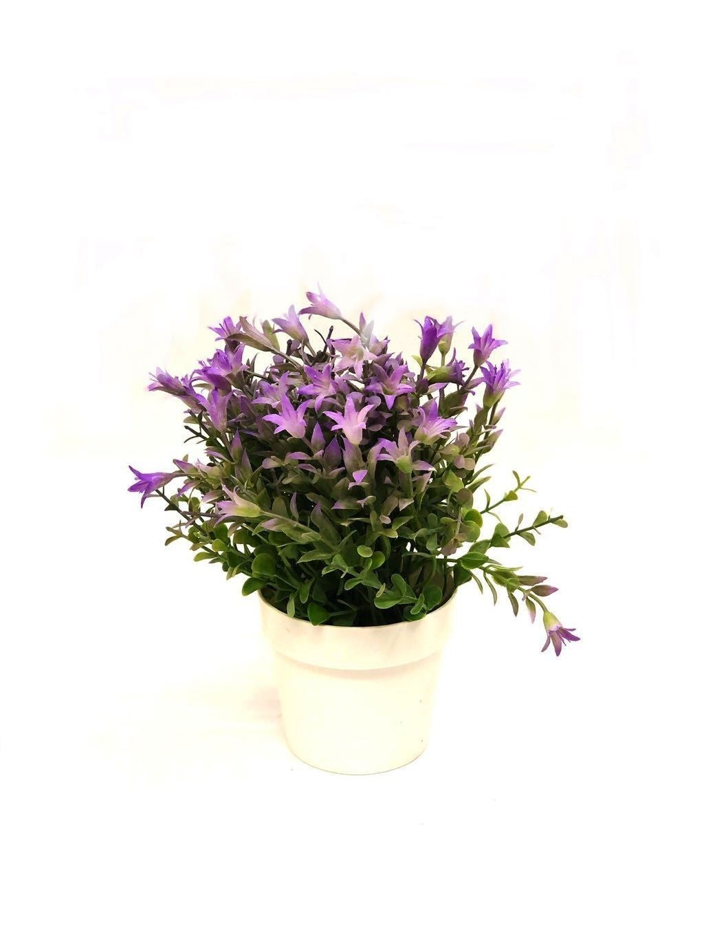Home Decor Artificial Bell Flower Plants With Extraordinary Shades Tamrapatra
