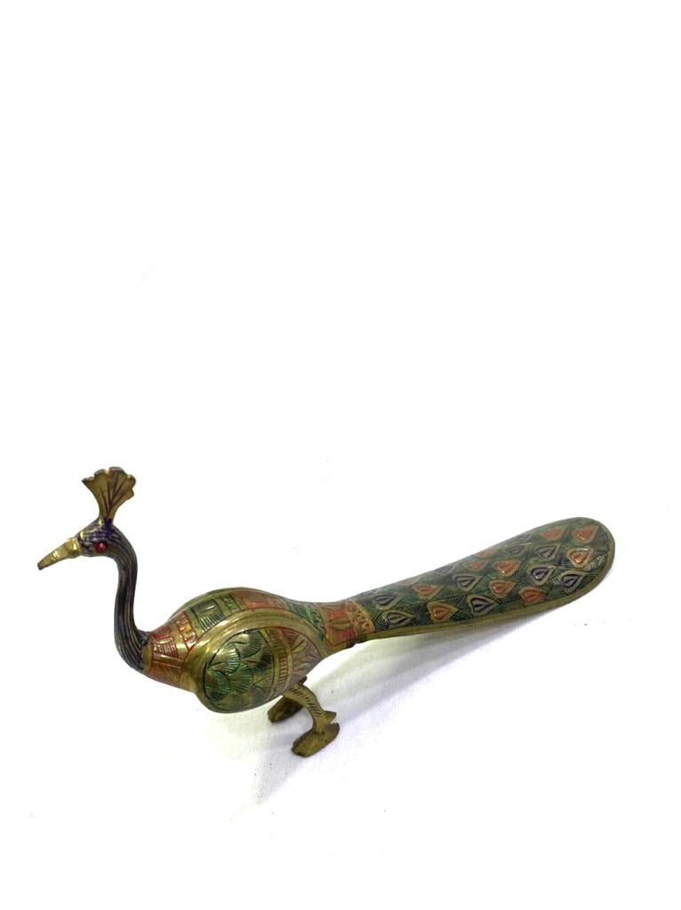 Brass Peacock In Various Size & Shapes Elegant Bird Gifts Exclusively At Tamrapatra