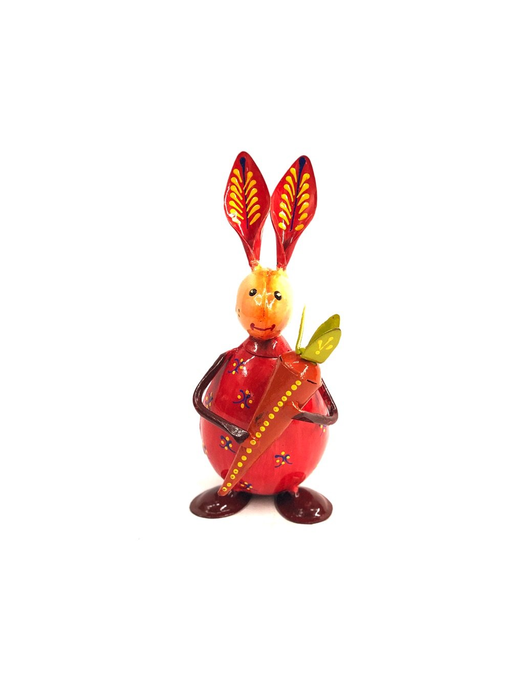 Cute Bunny Carrying Various Objects Exquisite Kids Showpiece By Tamrapatra