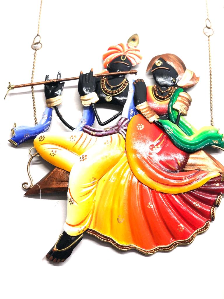 Radha Krishna Jhula Swing In Premium Quality Metal Handcrafted By Tamrapatra